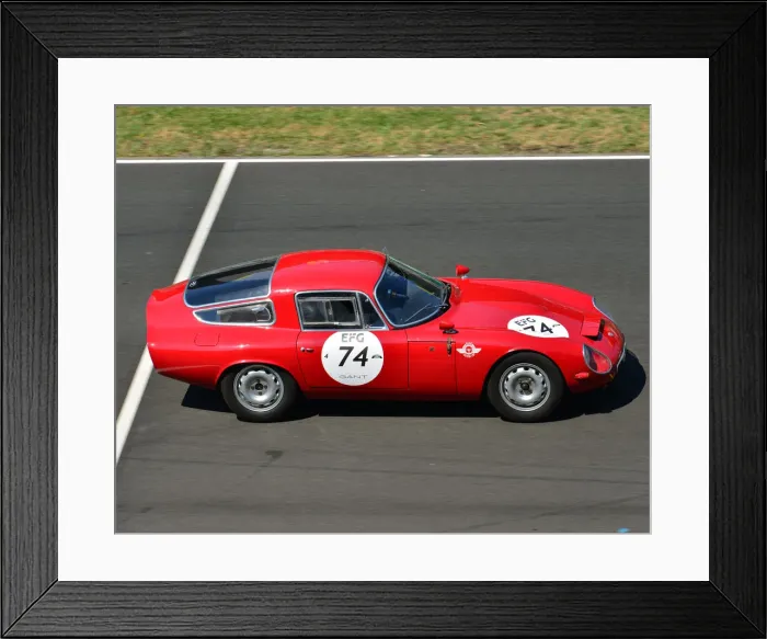 Framed Print : CJ7 4105 Pierre Mellinger, Tommaso Gelmini, Alfa Romeo Giulia TZ Framed Print : CJ7 4105 Pierre Mellinger, Tommaso Gelmini, Alfa Romeo Giulia TZ