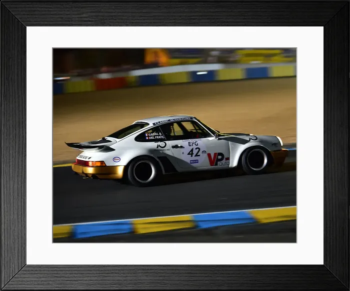 Framed Print : CM24 5656 Alain Gadal, Eric Delfrate, Porsche 911Carrera RS