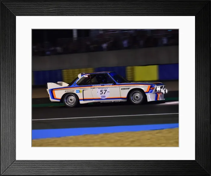 Framed Print : CM24 5586 Adrian George Brady, BMW 3 litre CSL Framed Print : CM24 5586 Adrian George Brady, BMW 3 litre CSL