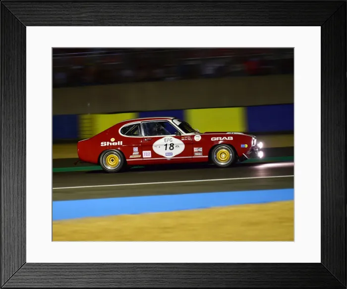 Framed Print : CM24 5636 Steve Dance, Ford Capri RS2600