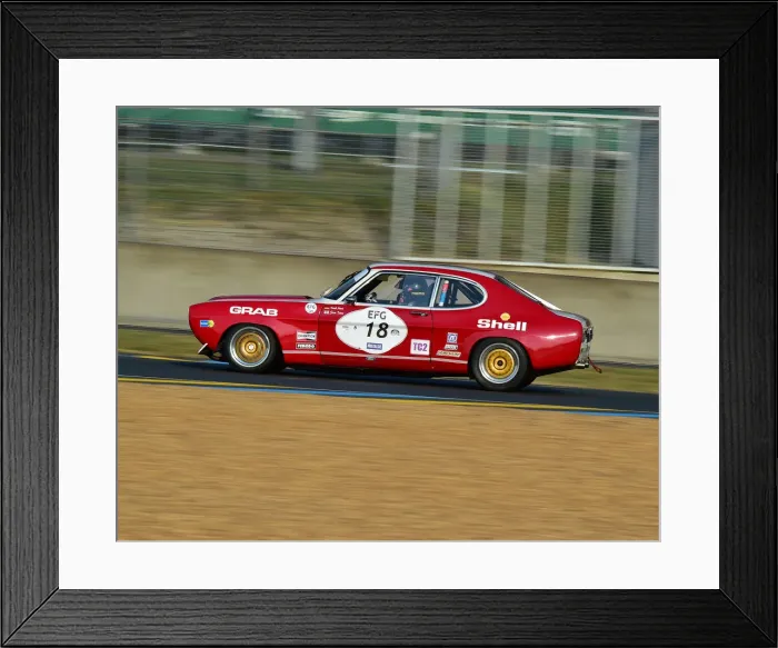 Framed Print : CM24 4767 Steve Dance, Ford Capri RS2600 Framed Print : CM24 4767 Steve Dance, Ford Capri RS2600