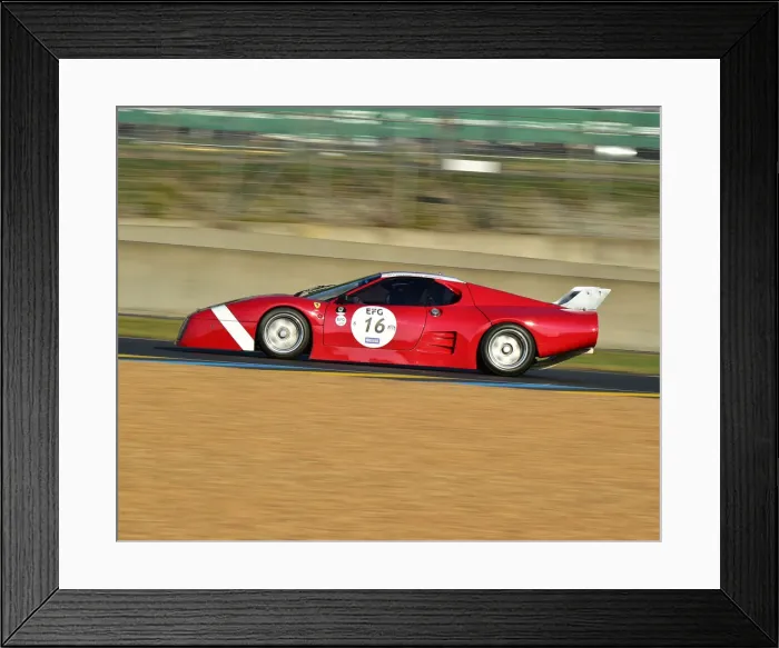 Framed Print : CM24 4747 Luigi Lucchini, Christian Pescatori, Ferrari 512 BB LM Framed Print : CM24 4747 Luigi Lucchini, Christian Pescatori, Ferrari 512 BB LM