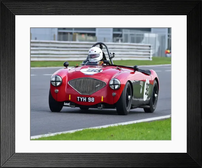 Framed Print : CM25 4666 Nick Matthews, Austin Healey 100: 4 Framed Print : CM25 4666 Nick Matthews, Austin Healey 100: 4