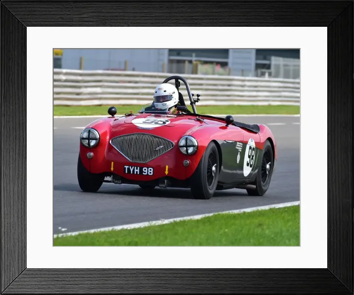 Framed Print : CM25 4651 Nick Matthews, Austin Healey 100: 4 Framed Print : CM25 4651 Nick Matthews, Austin Healey 100: 4