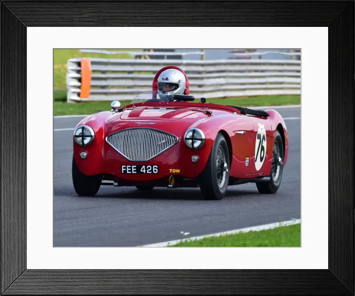 Framed Print : CM25 4654 Oliver Harris, Nick Harris, Austin Healey 100-4 Framed Print : CM25 4654 Oliver Harris, Nick Harris, Austin Healey 100-4