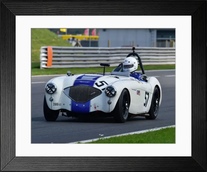 Framed Print : CM25 4647 Peter Bower, Austin Healey 100M Framed Print : CM25 4647 Peter Bower, Austin Healey 100M