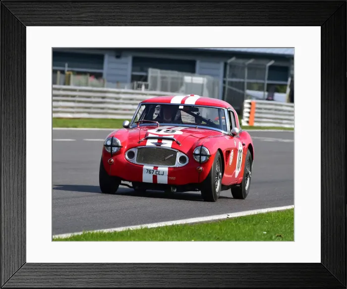 Framed Print : CM25 4644 Will Linley, Austin Healey MkII Framed Print : CM25 4644 Will Linley, Austin Healey MkII