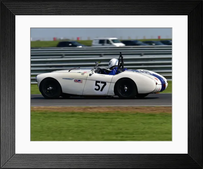 Framed Print : CM25 4594 Peter Bower, Austin Healey 100M Framed Print : CM25 4594 Peter Bower, Austin Healey 100M
