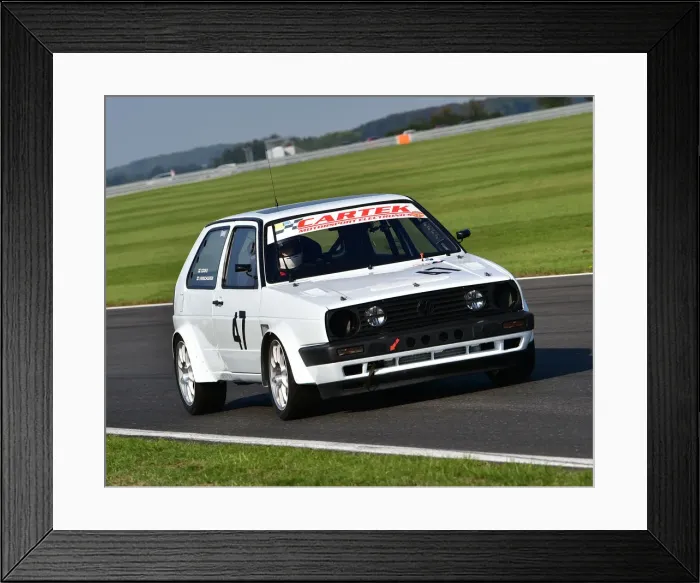 Framed Print : CM25 4224 Richard Cooke, Simon Verschueren, VW Golf GTi Mk2 Framed Print : CM25 4224 Richard Cooke, Simon Verschueren, VW Golf GTi Mk2
