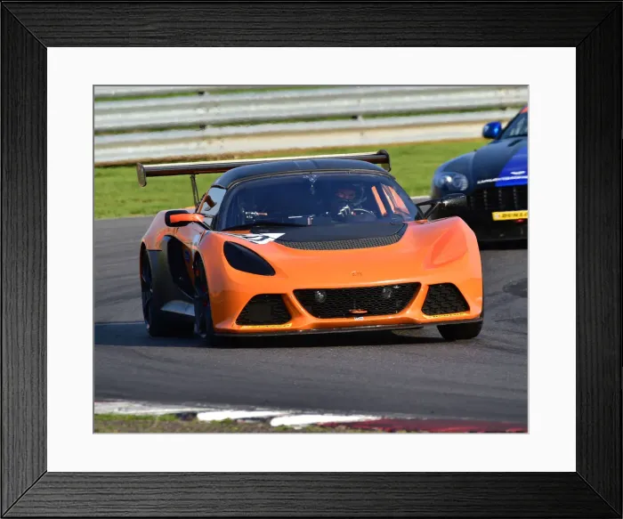 Framed Print : CM25 4991 Chris Griffin, Lotus Exige V6 Cup R