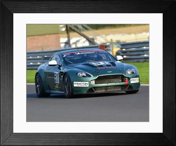 Framed Print : CM25 5066 Robin Marriott, Aston Martin GT4 Framed Print : CM25 5066 Robin Marriott, Aston Martin GT4