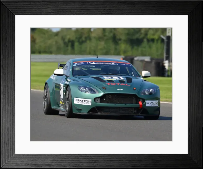 Framed Print : CJ7 4564 Robin Marriott, Aston Martin GT4 Framed Print : CJ7 4564 Robin Marriott, Aston Martin GT4