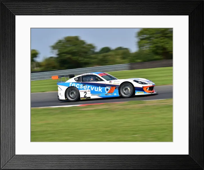 Framed Print : CM25 4472 Grahame Tilley, Ginetta G55 Supercup