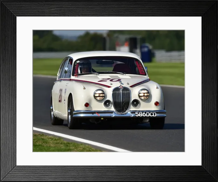 Framed Print : CM25 4375 David Hall, Jaguar Mk2 Framed Print : CM25 4375 David Hall, Jaguar Mk2