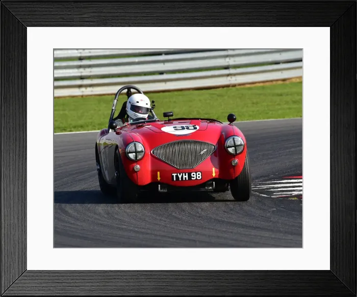 Framed Print : CM25 4763 Nick Matthews, Austin Healey 100-4 Framed Print : CM25 4763 Nick Matthews, Austin Healey 100-4