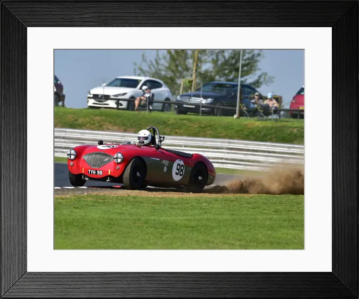 Framed Print : CM25 4336 Nick Matthews, Austin Healey 100-4 Framed Print : CM25 4336 Nick Matthews, Austin Healey 100-4