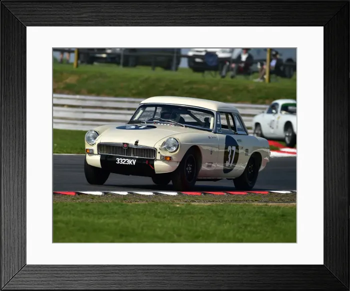 Framed Print : CM25 4328 Steve Naish, MG B