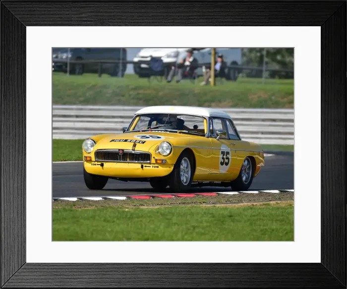 Framed Print : CM25 4320 Tim Greenhill, Tim Goss, MG B Framed Print : CM25 4320 Tim Greenhill, Tim Goss, MG B