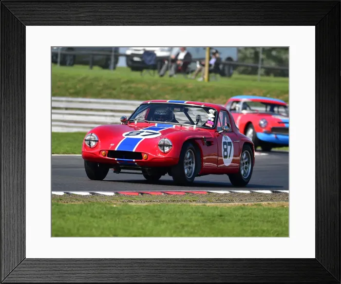 Framed Print : CM25 4313 Mark Ashworth, TVR Grantura Mk III Framed Print : CM25 4313 Mark Ashworth, TVR Grantura Mk III