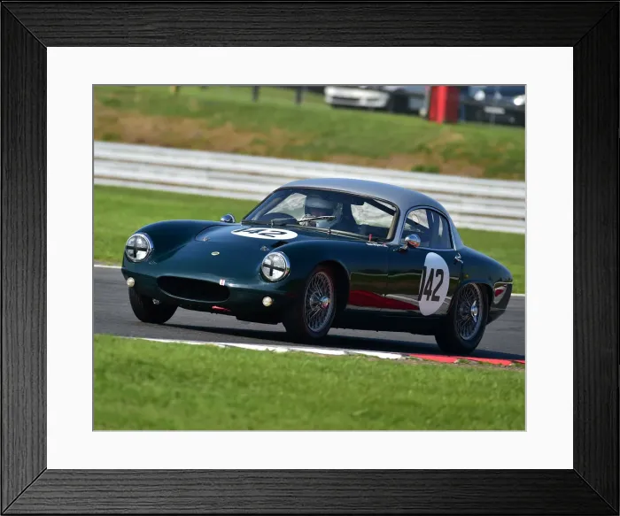 Framed Print : CM25 4331 Mike Flewitt, Neil Myers, Lotus Elite