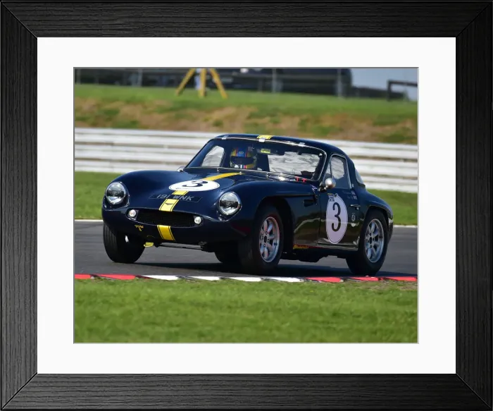 Framed Print : CM25 4309 Robi Bernberg, TVR Grantura Mk III Framed Print : CM25 4309 Robi Bernberg, TVR Grantura Mk III