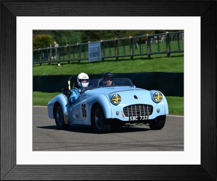 Framed Print : CM25 9654 Peter Sweet, Triumph TR3 Framed Print : CM25 9654 Peter Sweet, Triumph TR3