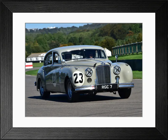Framed Print : CM25 9611 Graham Love, Jaguar MKVII Framed Print : CM25 9611 Graham Love, Jaguar MKVII