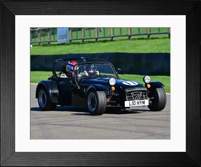 Framed Print : CM25 9554 Chris Hyman, Caterham 7 Framed Print : CM25 9554 Chris Hyman, Caterham 7