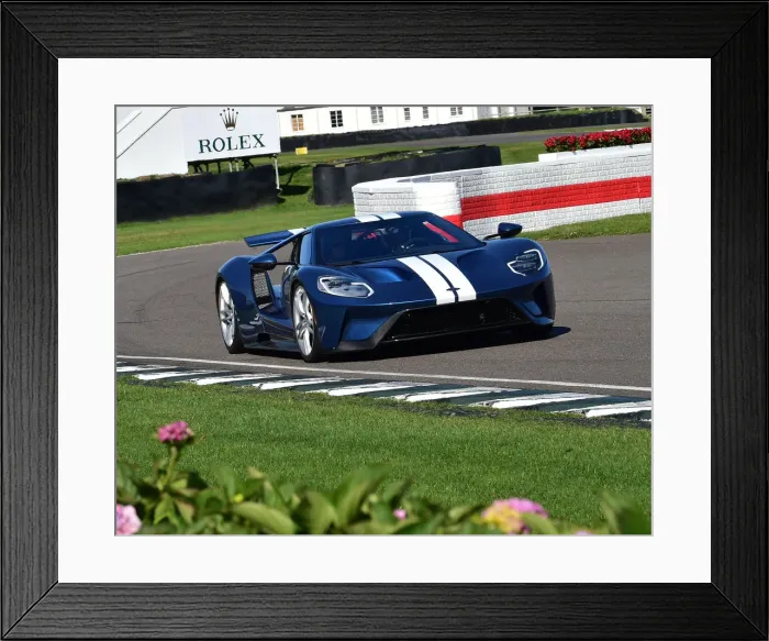 Framed Print : CM25 9889 Richard Solomons, Ford GT