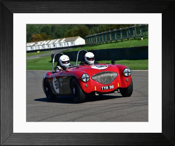 Framed Print : CM25 9578 Nick Matthews, Austin Healey 100-4 Framed Print : CM25 9578 Nick Matthews, Austin Healey 100-4