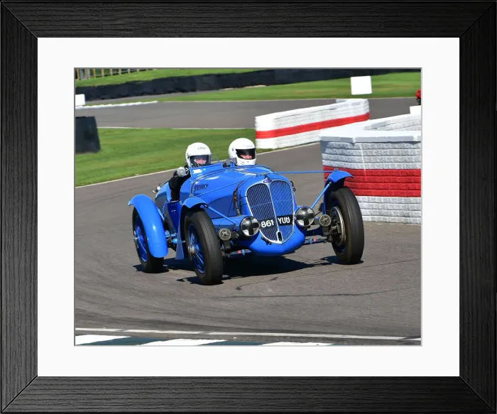 Framed Print : CM25 9798 Ross Keeling, Delahaye 135MS