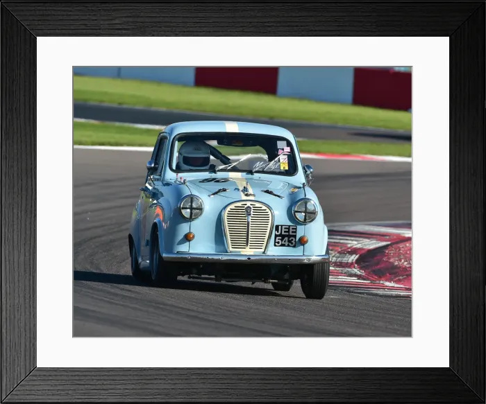 Framed Print : CM23 4079 Chris Pearson, Austin A35 Speedwell