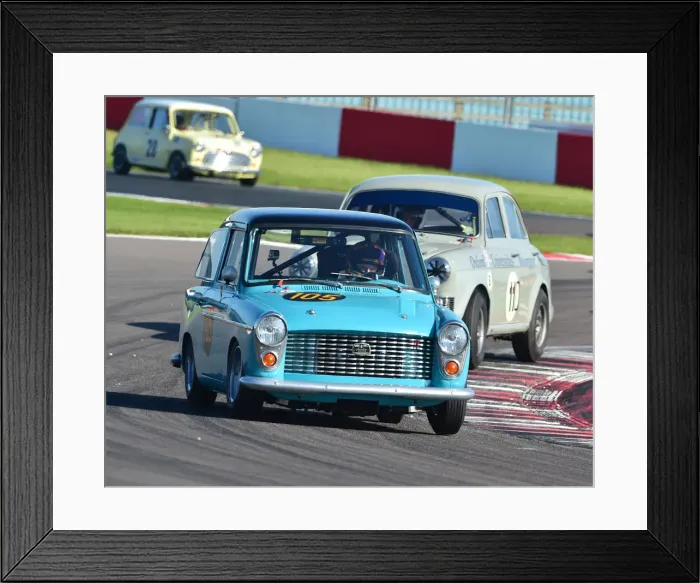 Framed Print : CM23 4068 Ben Colburn, Austin A40 Speedwell