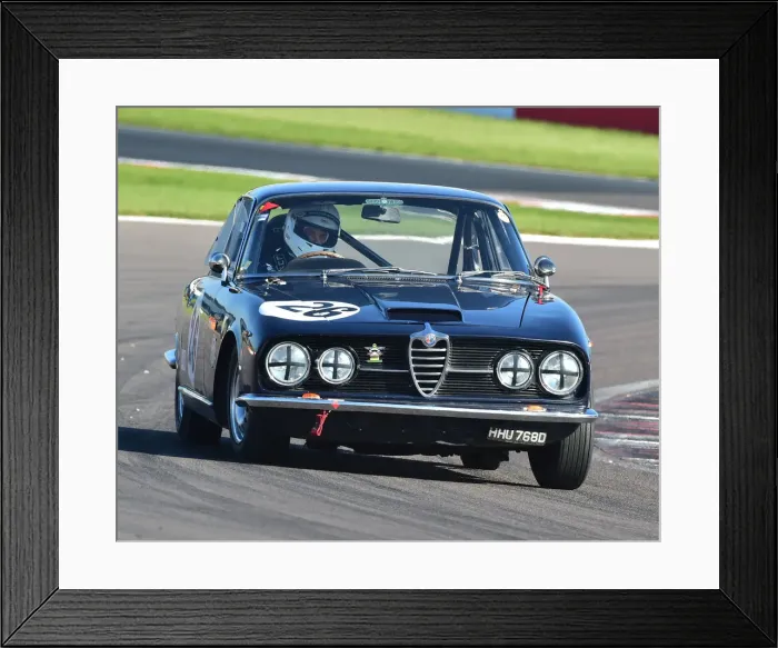 Framed Print : CM23 4081 Adrian Miles, Jon Miles, Alfa Romeo 2600 Sprint