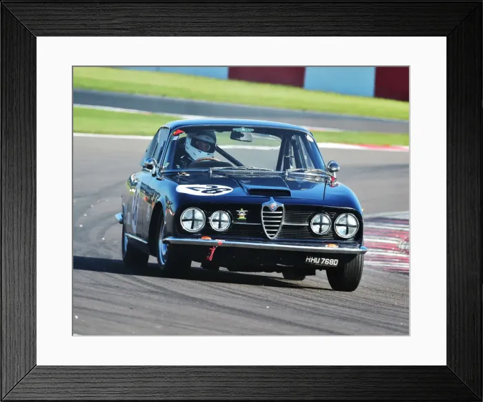 Framed Print : CM23 4054 Adrian Miles, Jon Miles, Alfa Romeo 2600 Sprint