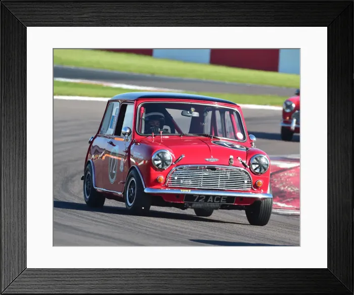Framed Print : CM23 4042 Matthew Jeffery Andy Ace Harrison, Austin Mini Cooper S