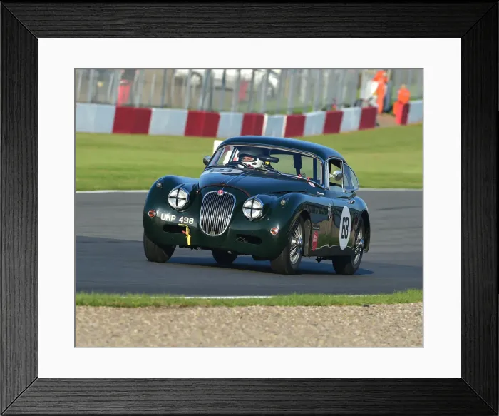 Framed Print : CM23 3250 Marc Gordon, Jaguar XK 150