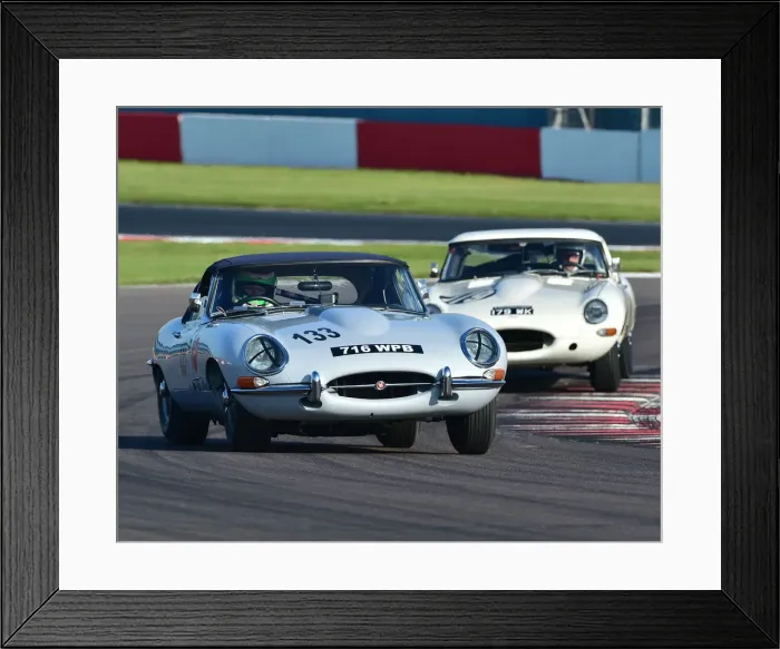 Framed Print : CM23 3178 Jon Minshaw, Phil Keen, Jaguar E-Type Framed Print : CM23 3178 Jon Minshaw, Phil Keen, Jaguar E-Type