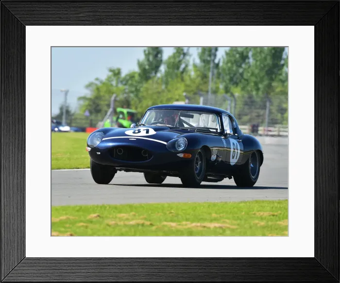 Framed Print : CM23 3636 John Clark, Phil Keen, Jaguar E-Type Framed Print : CM23 3636 John Clark, Phil Keen, Jaguar E-Type