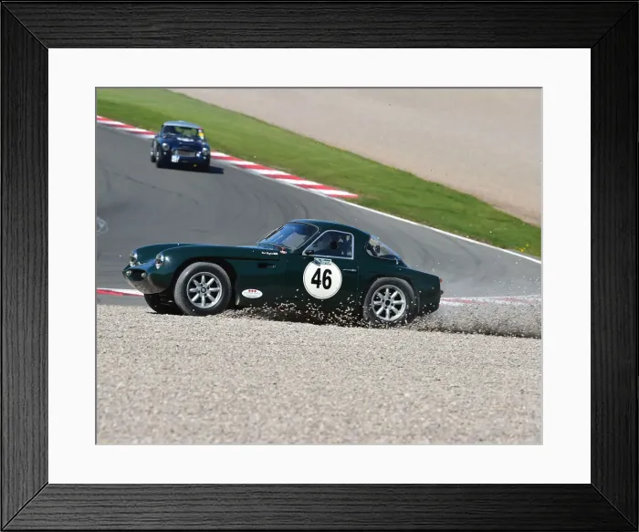 Framed Print : CM23 3579 Rod Begbie, Nick Lees, TVR Grantura Mk III