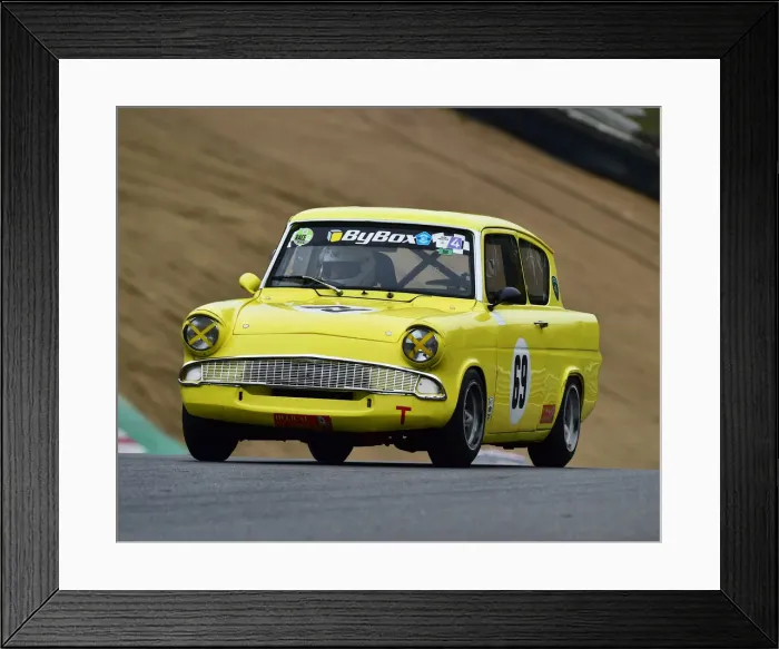 Framed Print : CM25 7919 Bob Bullen, Ford Anglia 105E Framed Print : CM25 7919 Bob Bullen, Ford Anglia 105E