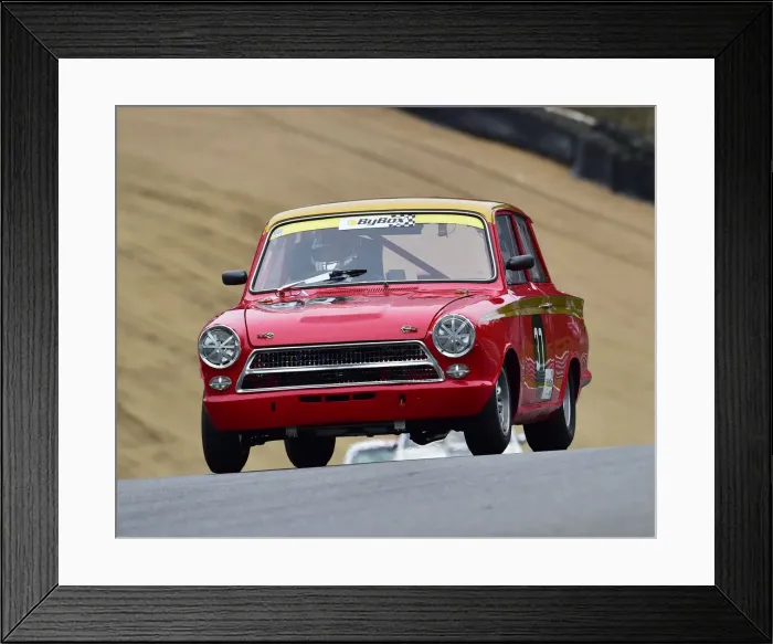 Framed Print : CM25 7916 Mike Gardiner, Ford Lotus Cortina Framed Print : CM25 7916 Mike Gardiner, Ford Lotus Cortina