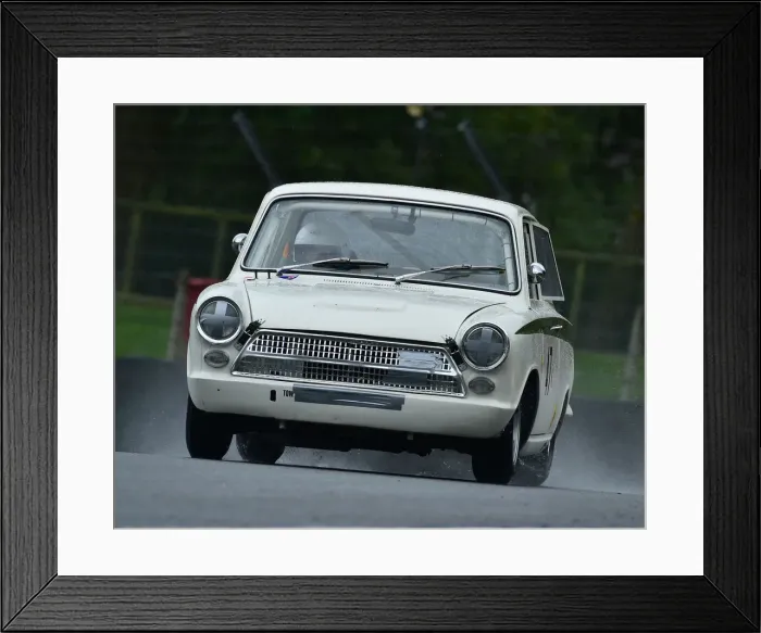 Framed Print : CM25 8390 Nigel Cox, Ford Lotus Cortina Framed Print : CM25 8390 Nigel Cox, Ford Lotus Cortina