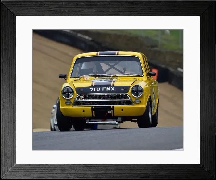Framed Print : CM25 7904 Richard Belcher, Ford Lotus Cortina Framed Print : CM25 7904 Richard Belcher, Ford Lotus Cortina