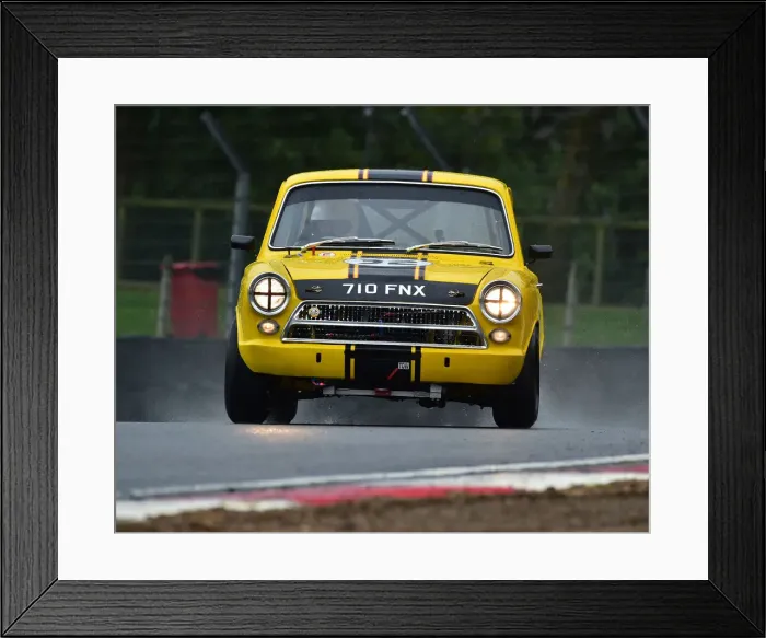 Framed Print : CM25 8386 Richard Belcher, Ford Lotus Cortina Framed Print : CM25 8386 Richard Belcher, Ford Lotus Cortina