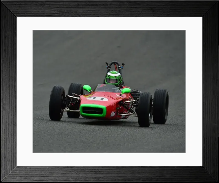 Framed Print : CM25 8227 John Emery, Lola T200 Framed Print : CM25 8227 John Emery, Lola T200