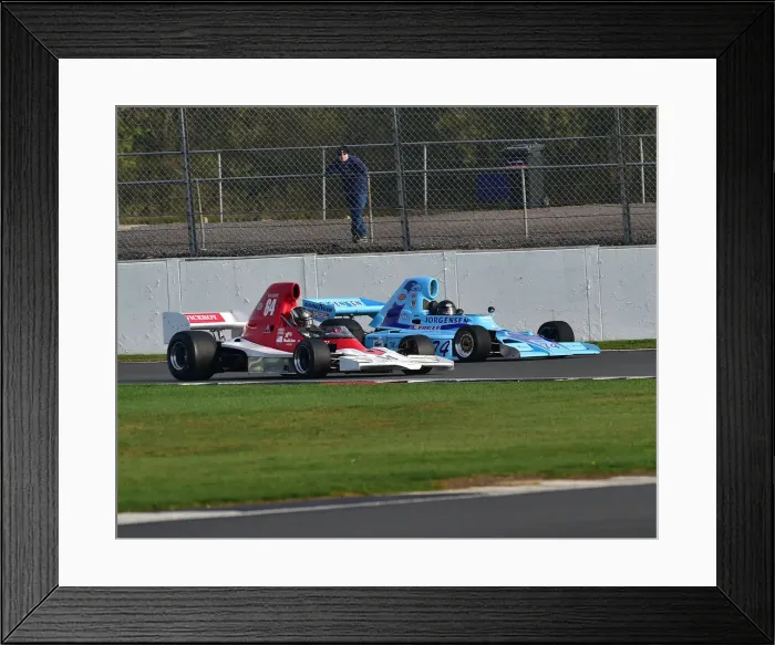 Framed Print : CM26 0488 Michael Lyons, Lola T400, Judy Lyons, Gurney Eagle FA74 Framed Print : CM26 0488 Michael Lyons, Lola T400, Judy Lyons, Gurney Eagle FA74