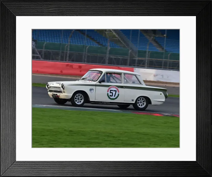 Framed Print : CM26 1446 David Hall, Ford Lotus Cortina Framed Print : CM26 1446 David Hall, Ford Lotus Cortina