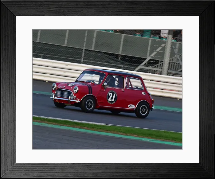 Framed Print : CM26 1566 Leon Window, Morris Mini Cooper S Framed Print : CM26 1566 Leon Window, Morris Mini Cooper S