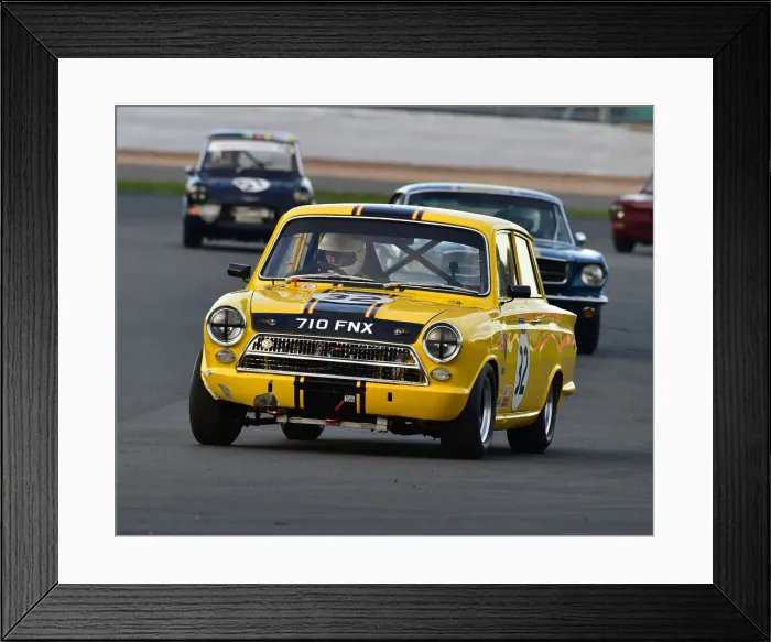 Framed Print : CM26 1400 Richard Belcher, Ford Lotus Cortina